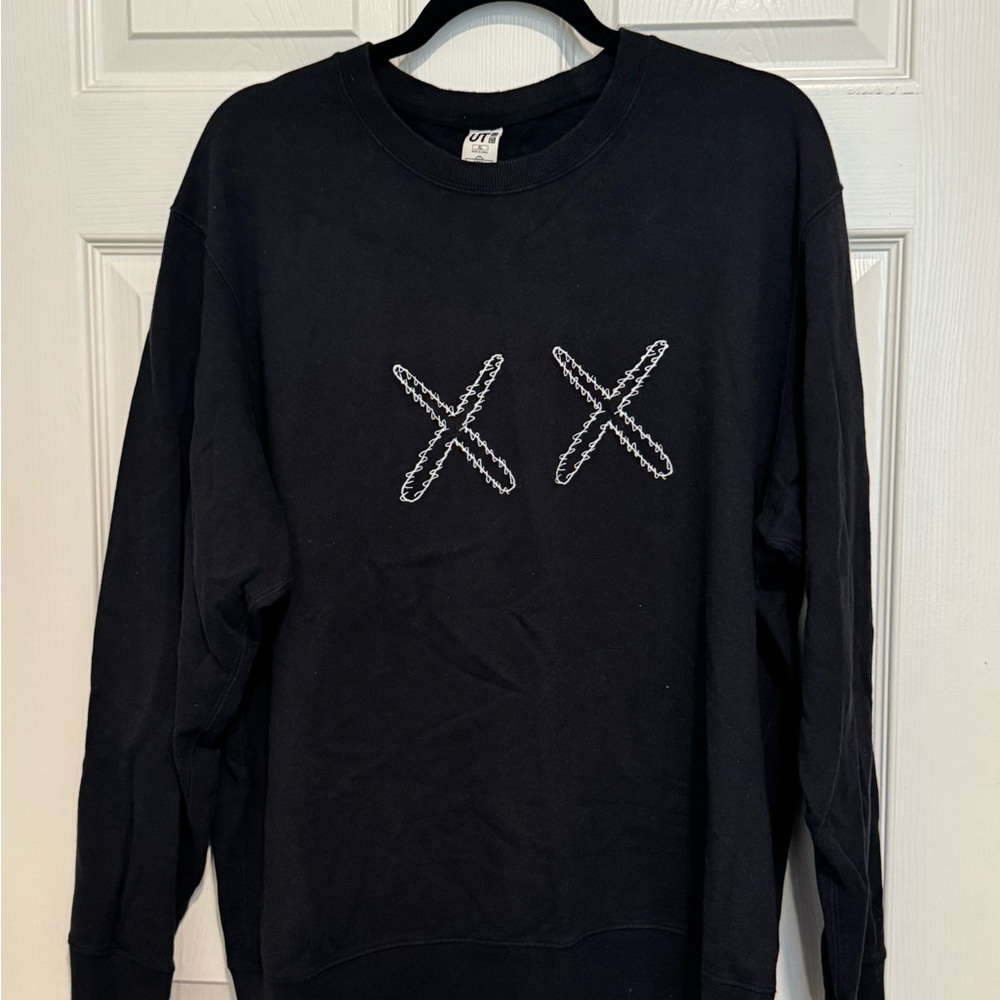 Kaws X Sesame Street UNIQLO Black Sweater